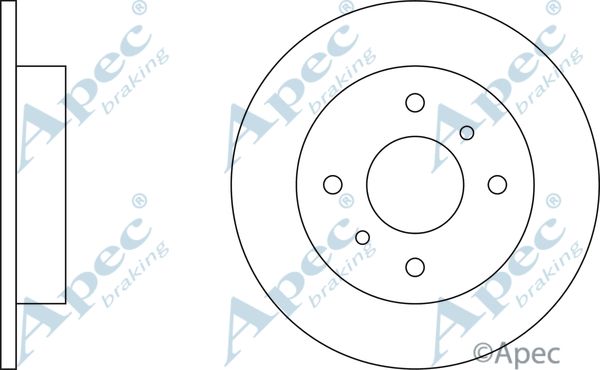 APEC BRAKING Bremžu diski DSK641